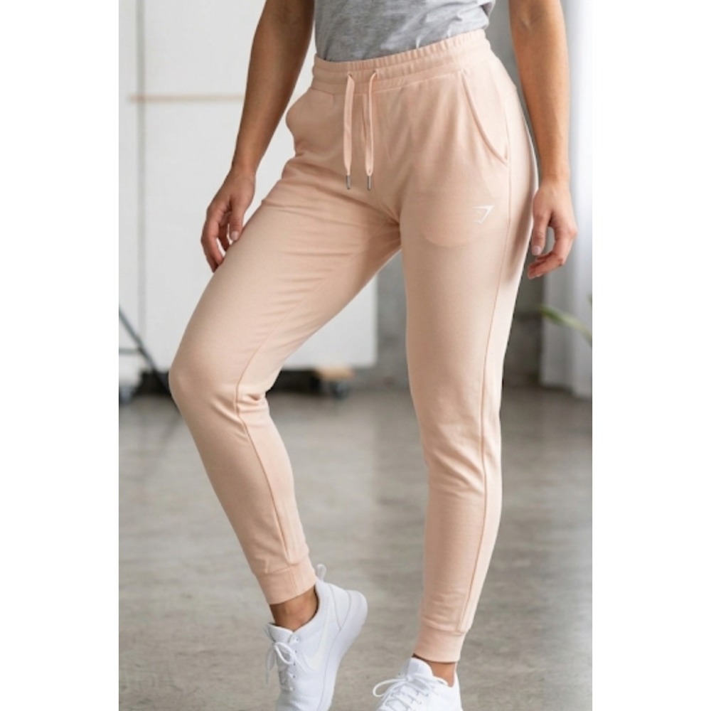 Gymshark‎ Joggers Sweatpants Light Pink Pockets Athletic Women Size XXL New